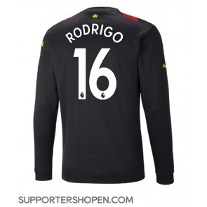 Manchester City Rodri Hernandez #16 Borta Matchtröja 2022-23 Långärmad